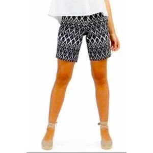 XL Black and White Sunshine Spanx Shorts 6 in EUC